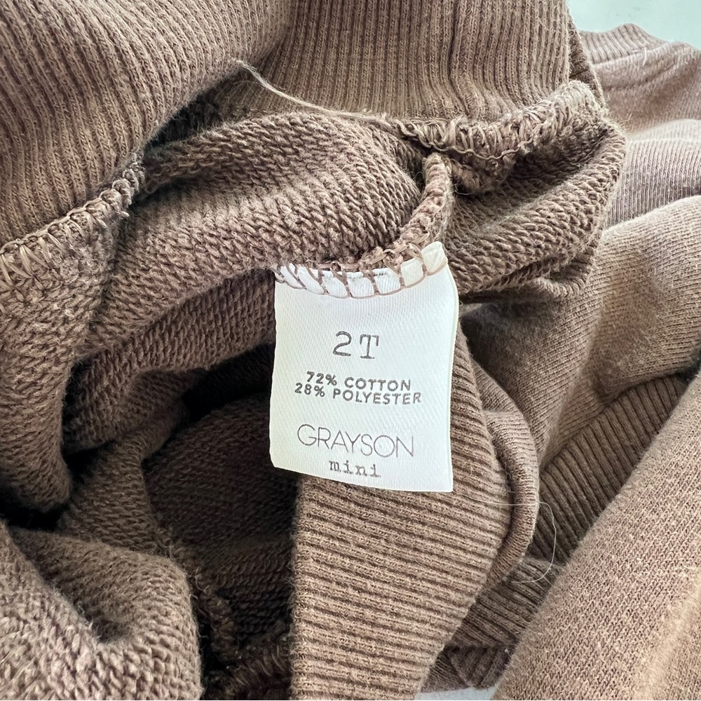 Grayson Mini stay wavy brown sweatshirt - Picture 6 of 7